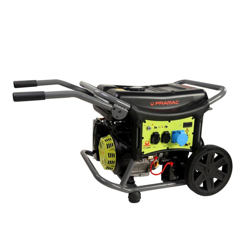 Groupe électrogène thermique PRAMAC WX6200E - essence, 5800W, 230V, 50Hz, 2,17 litres de carburant