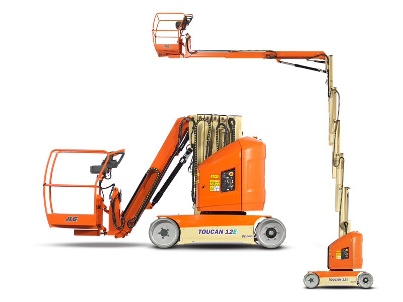 Nacelle articulée électrique JLG - Hauteur de travail 12 m - Charge 230 kg - 2 personnes