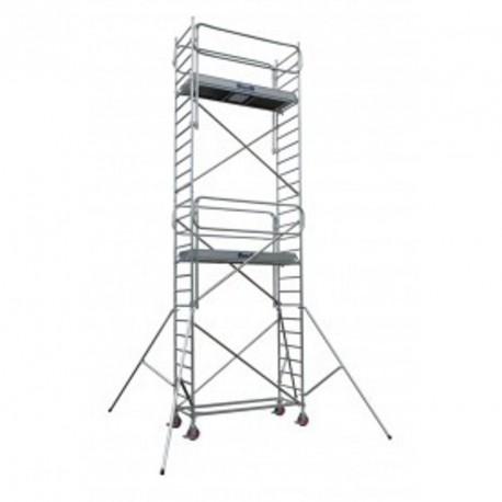 Location Echafaudage roulant alu 5,90 m - DUARIB DOCKER 85 - Hauteur travail 13,90 m