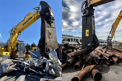 cisaille ferraille hydraulique