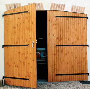 Portes De Garage Battantes En Bois Helloprofr