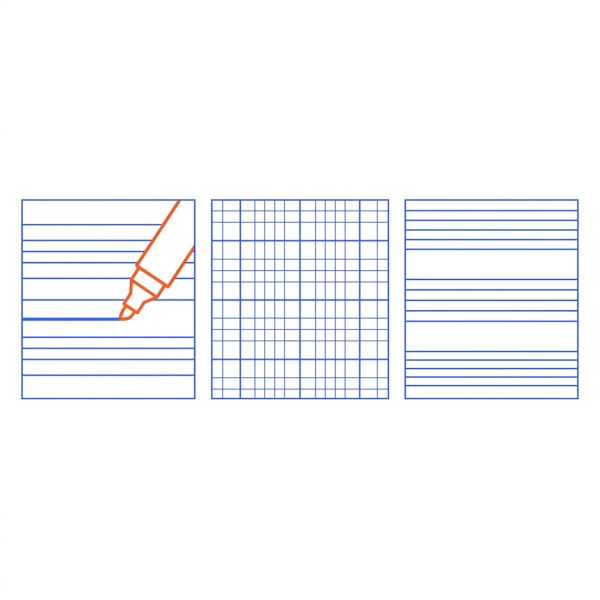 Sérigraphie tableau scolaire lignes