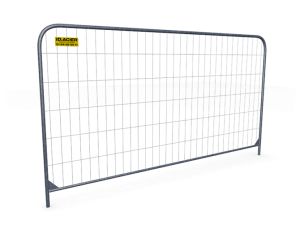 barrière grillagée de chantier