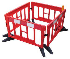 barrière plastique pour chantier