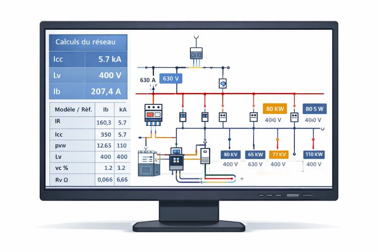 Logiciels de calcul électrique