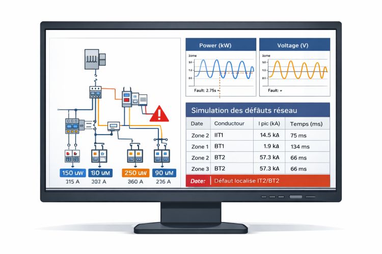 Logiciels de simulation de réseau électrique