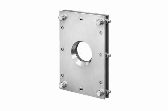 Plaque de commande avec orifice circulaire