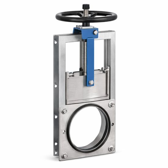 Vanne à guillotine en acier inoxydable