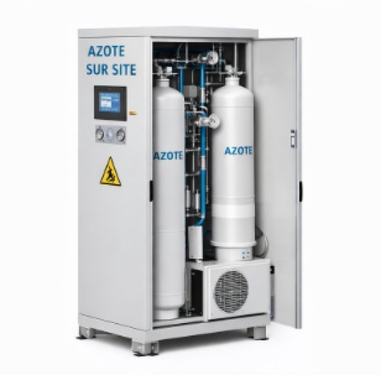 Azote industriel produit sur site (générateur)