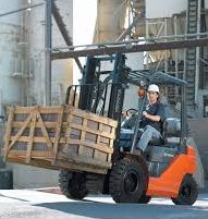 Usage intérieur des chariots élévateurs