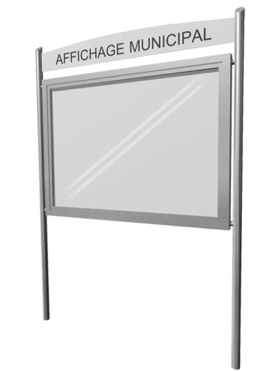 panneau d’affichage extérieur libre