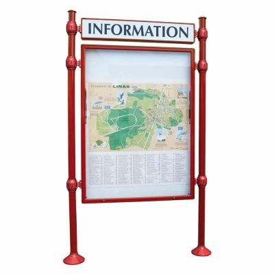 panneau d’affichage extérieur sur pied