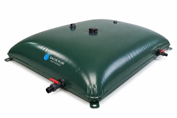 Réservoir souple vert pour eau de pluie