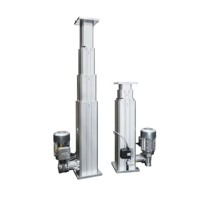 Colonne télescopique à plusieurs niveaux