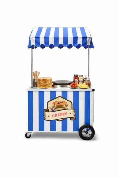 Chariot ambulant pour crêpes