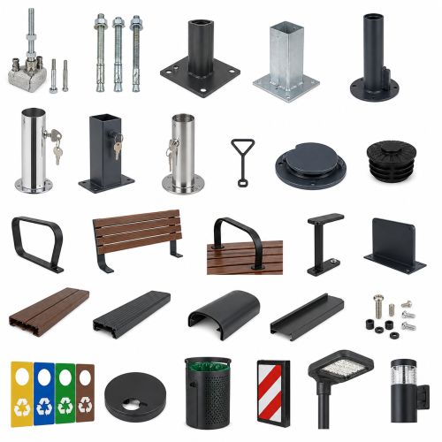 accessoires pour mobilier urbain
