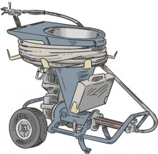 Machine à pulvériser