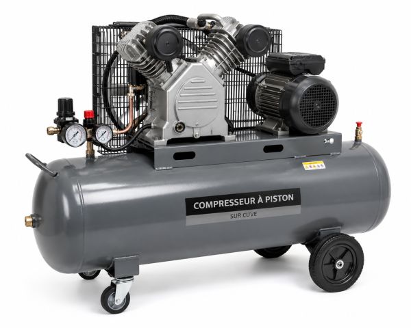 Compresseur à piston sur cuve