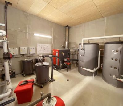 Installation chaudière à miscanthus 