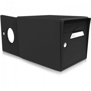 Boîte lettres deux portes courriers colis