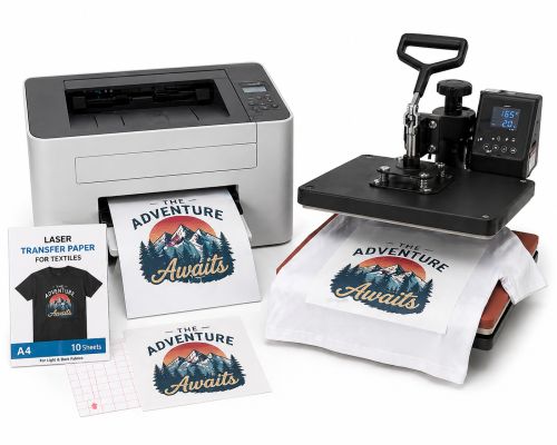 Imprimante textile par Transfert (laser/feuille) 