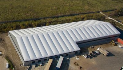 Tente de stockage gonflable