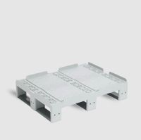 Demi-palette en plastique