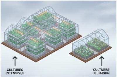 serre tunnel pour culture