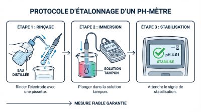 Protocole d'étalonnage d'un pH-mètre