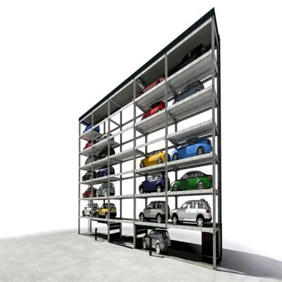 Parking semi-automatisé