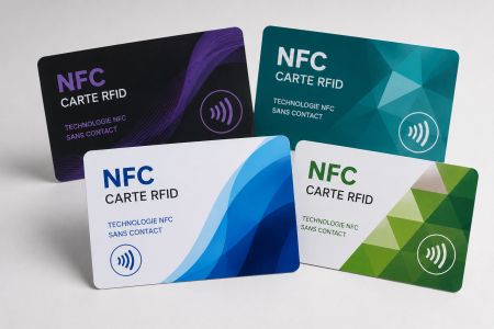 Cartes NFC et RFID minimalistes