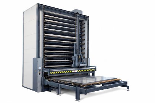 Système de stockage vertical pour métaux