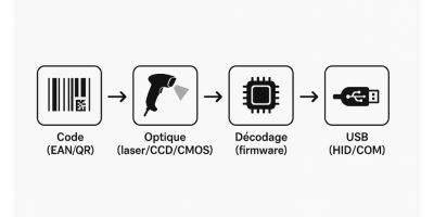 Lecture et transmission des données via USB