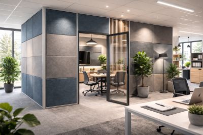 Cloison de bureau démontable