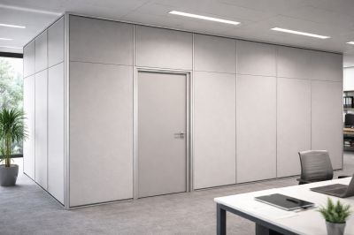 Cloison de bureau pleine