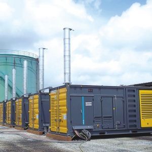 Groupe Électrogène Conteneur Réseau Silo