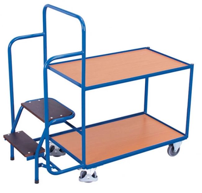chariot avec escabeau