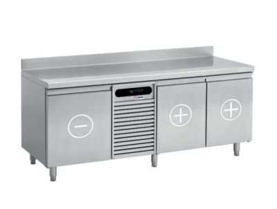 Table réfrigérée bi-température