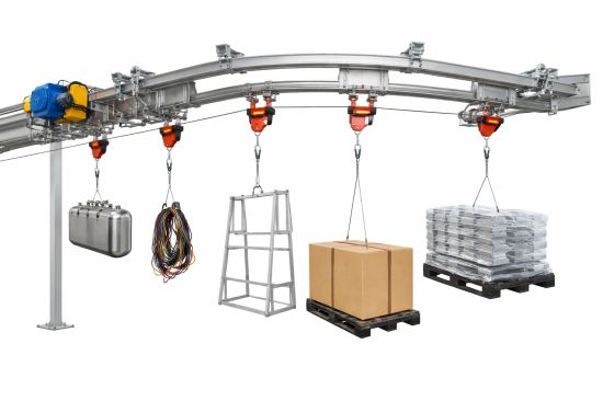 convoyeur aérien à câble