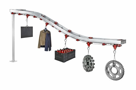 convoyeur aérien gravitaire