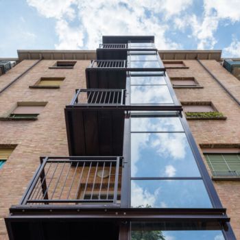 ascenseur extérieur pour immeuble collectif