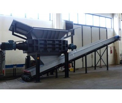 Broyeur déchiqueteur bi-rotor