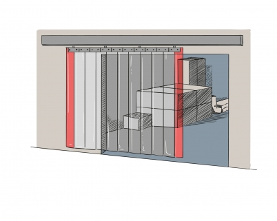 Porte lanière coulissante