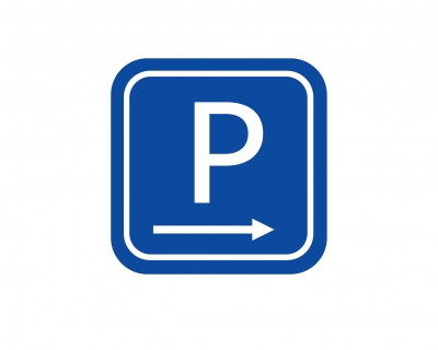 Panneau P pour parking
