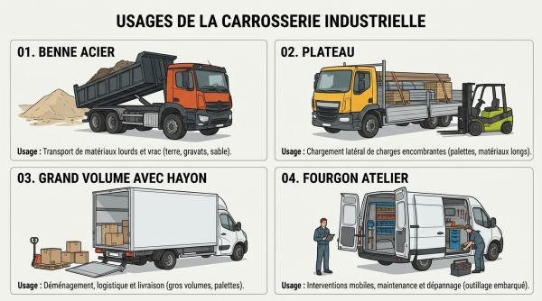 Usages carrosserie industrielle