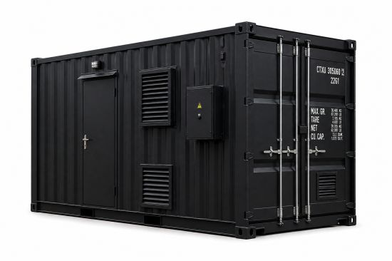 Container industriel modulaire en métal