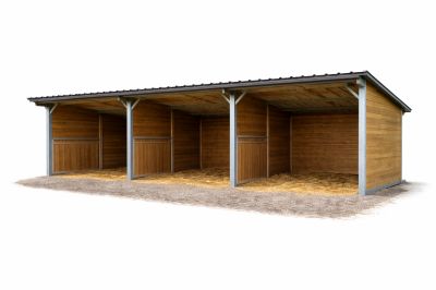 abris en bois et métal