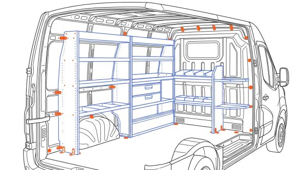 Aménagement fixe sur mesure pour utilitaire