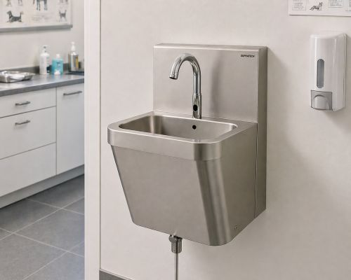 Chambre clinique moderne et épurée