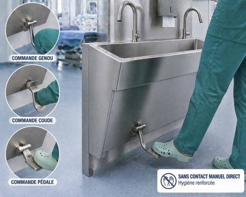 Système sanitaire sans contact